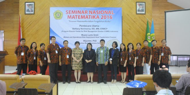 Seminar Nasional Matematika 2016