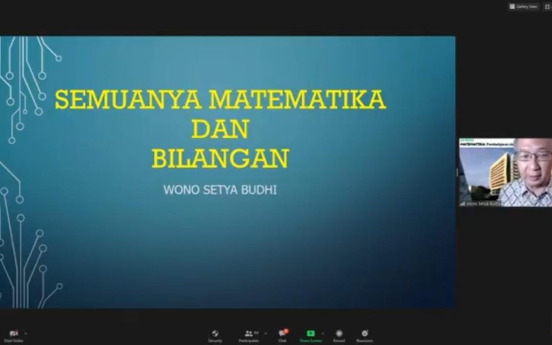 Seri Webinar I – Masih Perlukah Matematika?