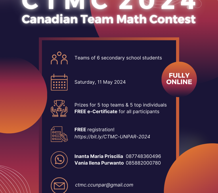 Info Lomba & Registrasi CTMC UNPAR 2024